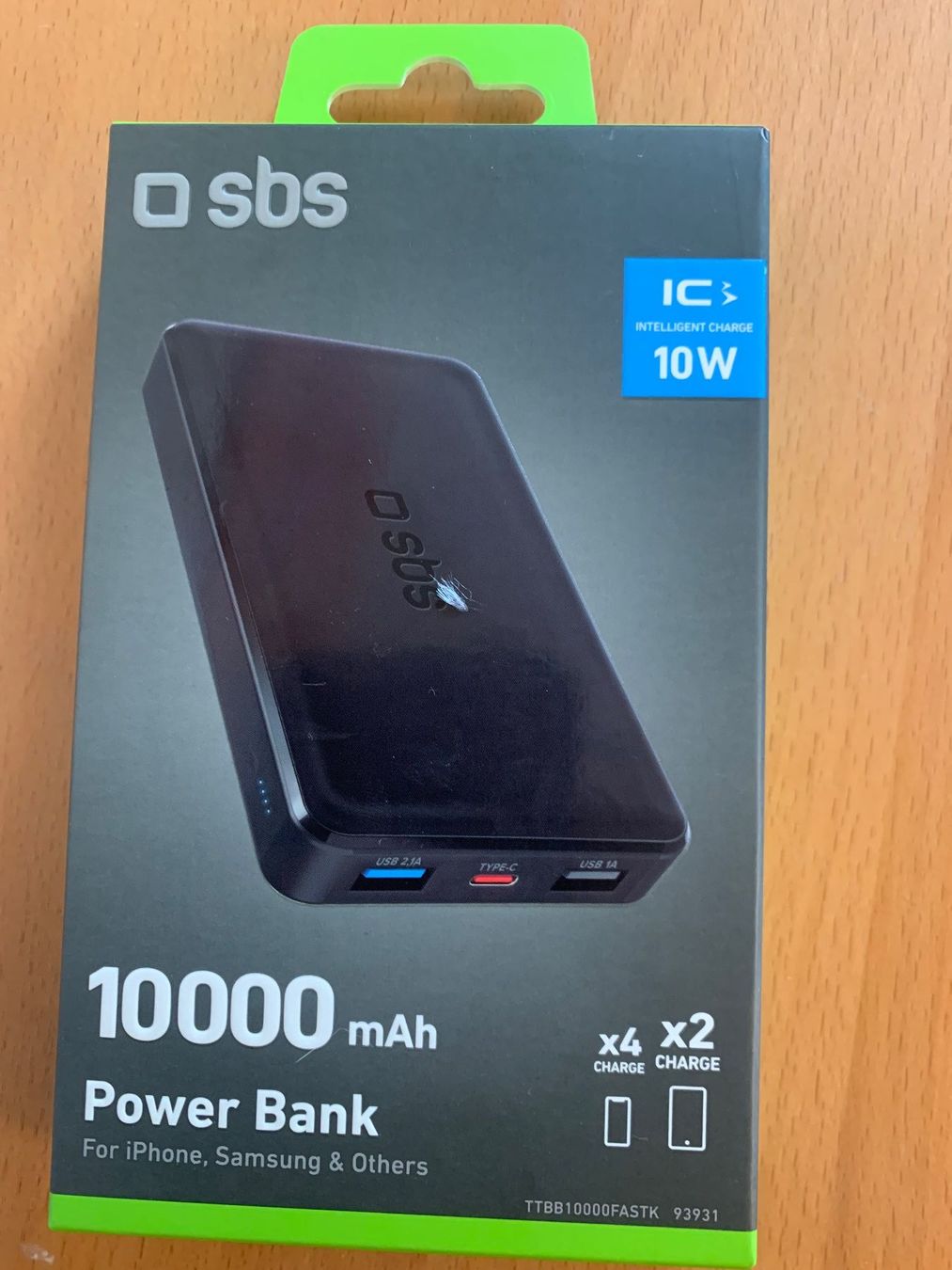 Batterie: POWER BANK SBS 10000 mAh – Nuovo e nell'imballaggio originale da luzern venduto da niko1