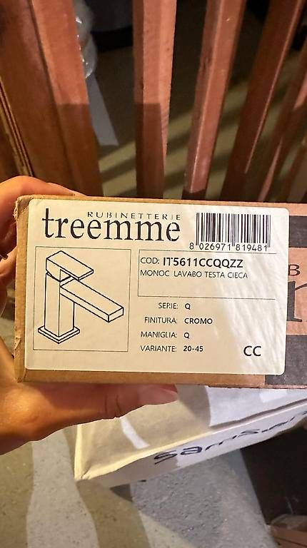 Armaturen: Miscelatore cromato da lavabo TreEmme – Gebraucht aus Castagnola von ste_w6fj 1