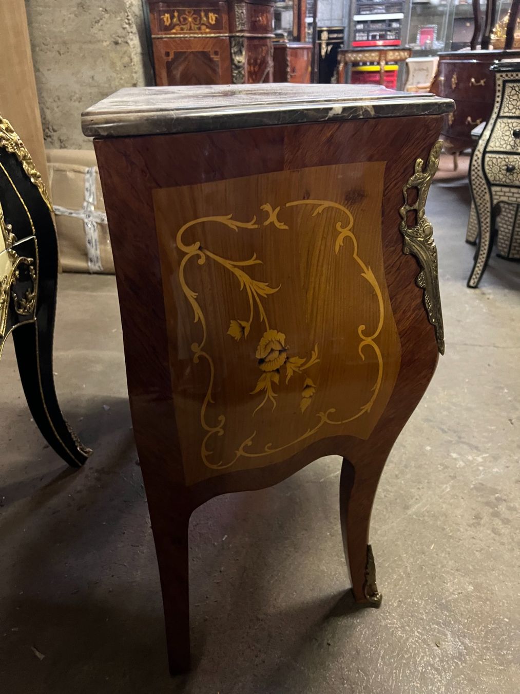 Kommoden: Commode de style Louis XV Marqueterie, – Gebraucht aus geneve von louisart 8