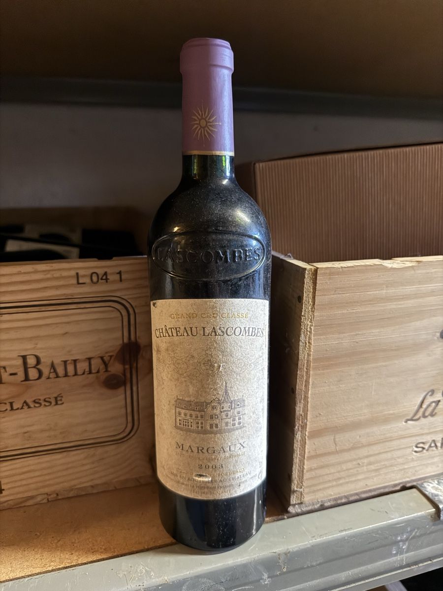 Château Margaux Vino: 2 Flaschen Château Lascombes Margaux 2003 – Usato da Les Enfers venduto da samoern
