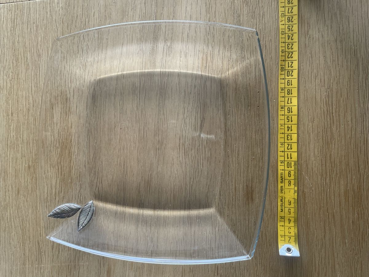 Piatti: Teller aus Glas und Silber – Usato da Horw venduto da Spi8992 2