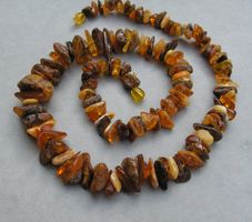 ♥ MASSIV + UNISEX / KETTE / Baltischer Bernstein ♥