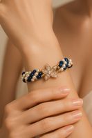 Süsswasserperlen/Perlen lazuli  Armbänder