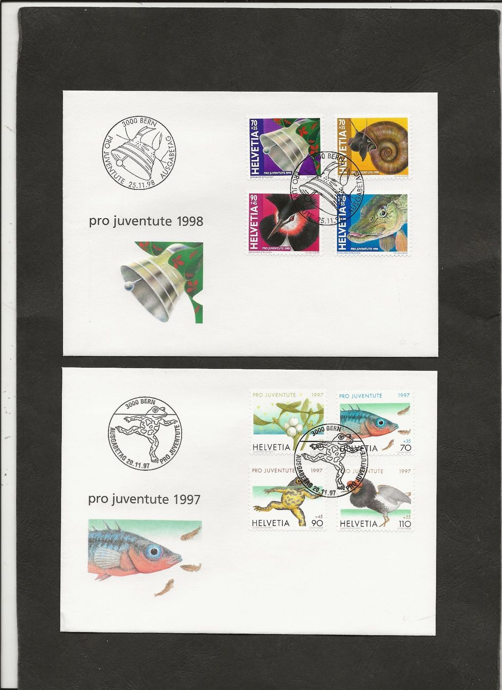 Tutti i francobolli: Schweiz Pro Juventute FDC 1983 bis 1998 – Usato da Au ZH venduto da xelagreb01 1