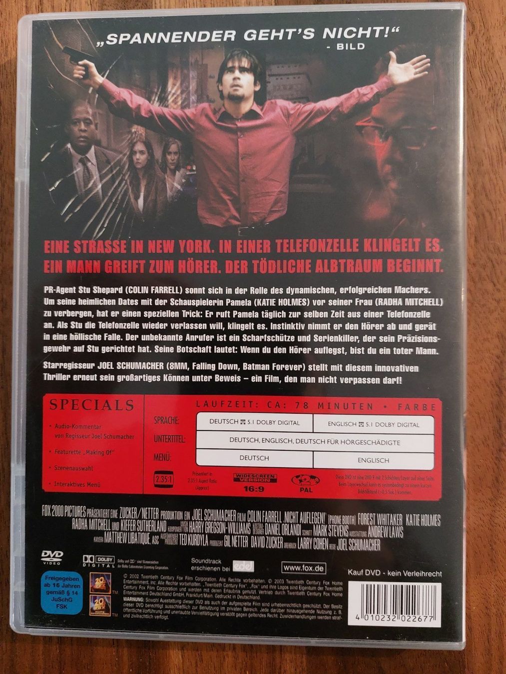 Tutti i DVDs: DVD - Nicht auflegen! – Usato da Rheinfelden venduto da FilmAuktion 1