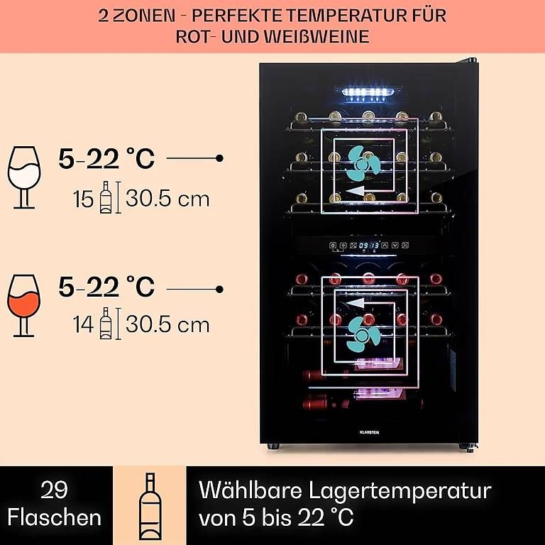 Tous les DVDs: Klarstein Weinkühler 80L – D'occasion à Binningen par Smile-46 1
