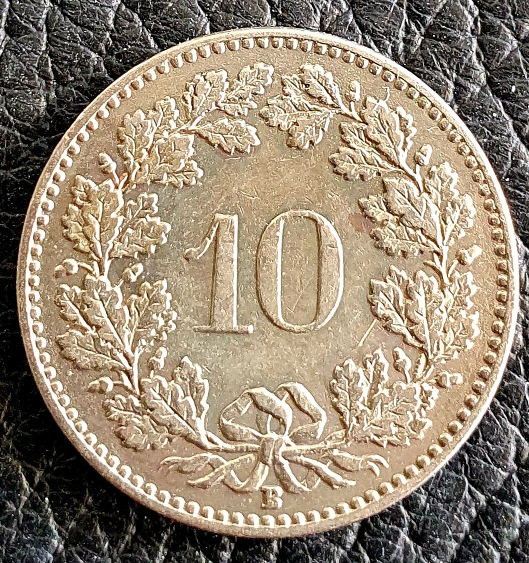 Alle Münzen: 10 Rp.1907 – Gebraucht aus Egerkingen von Acc1 1