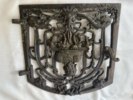 Antike Ofentürchen Gusseisen Jugendstil Türchen Kachelofen