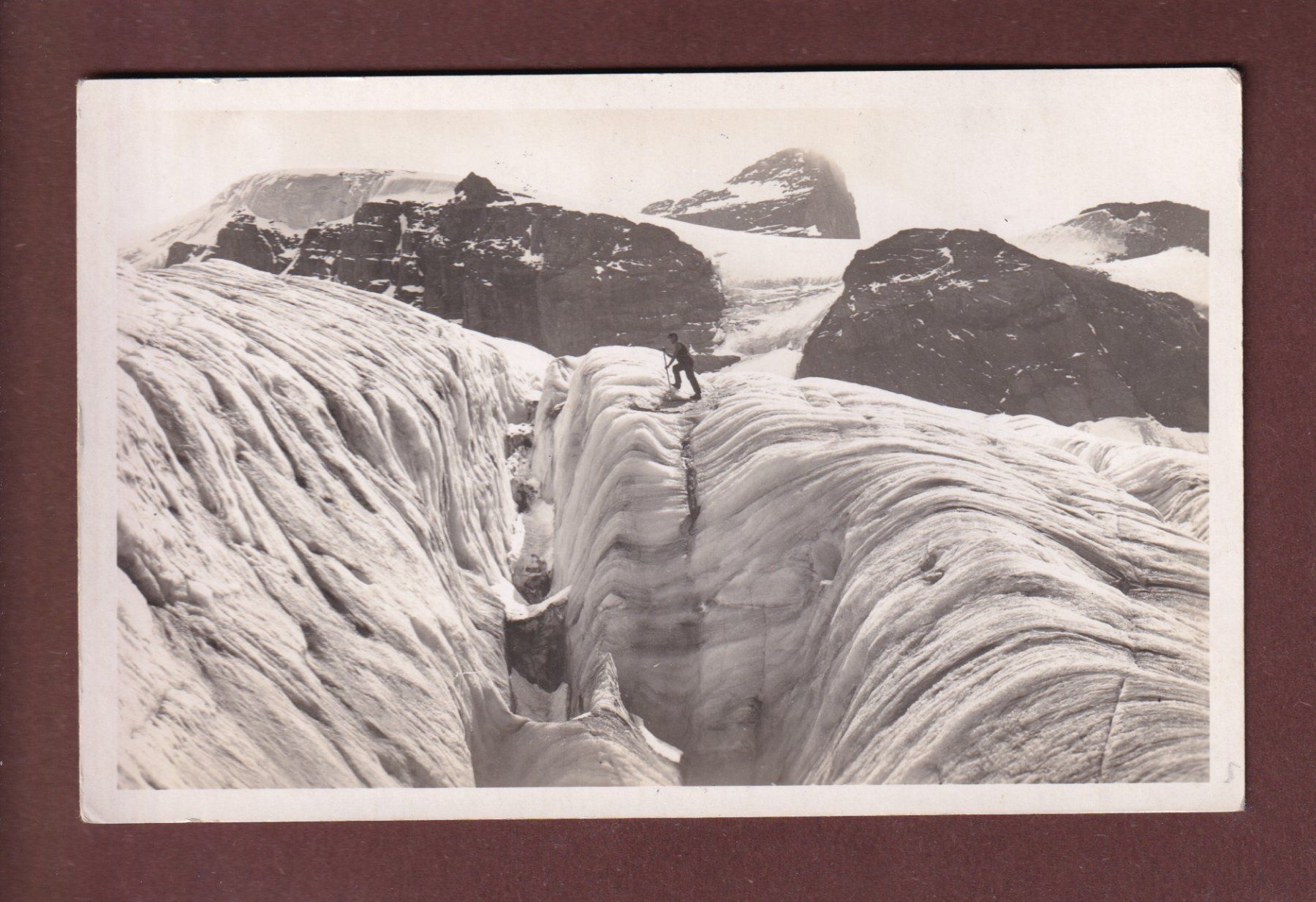 Cartes postales: GLÄRNISCH - Gletscherspalte - Bächistock – D'occasion à Pully par nicecards-shop