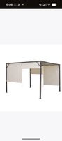 Pergola Pavillon  2.9x2.9m beige pulverbeschichteter St