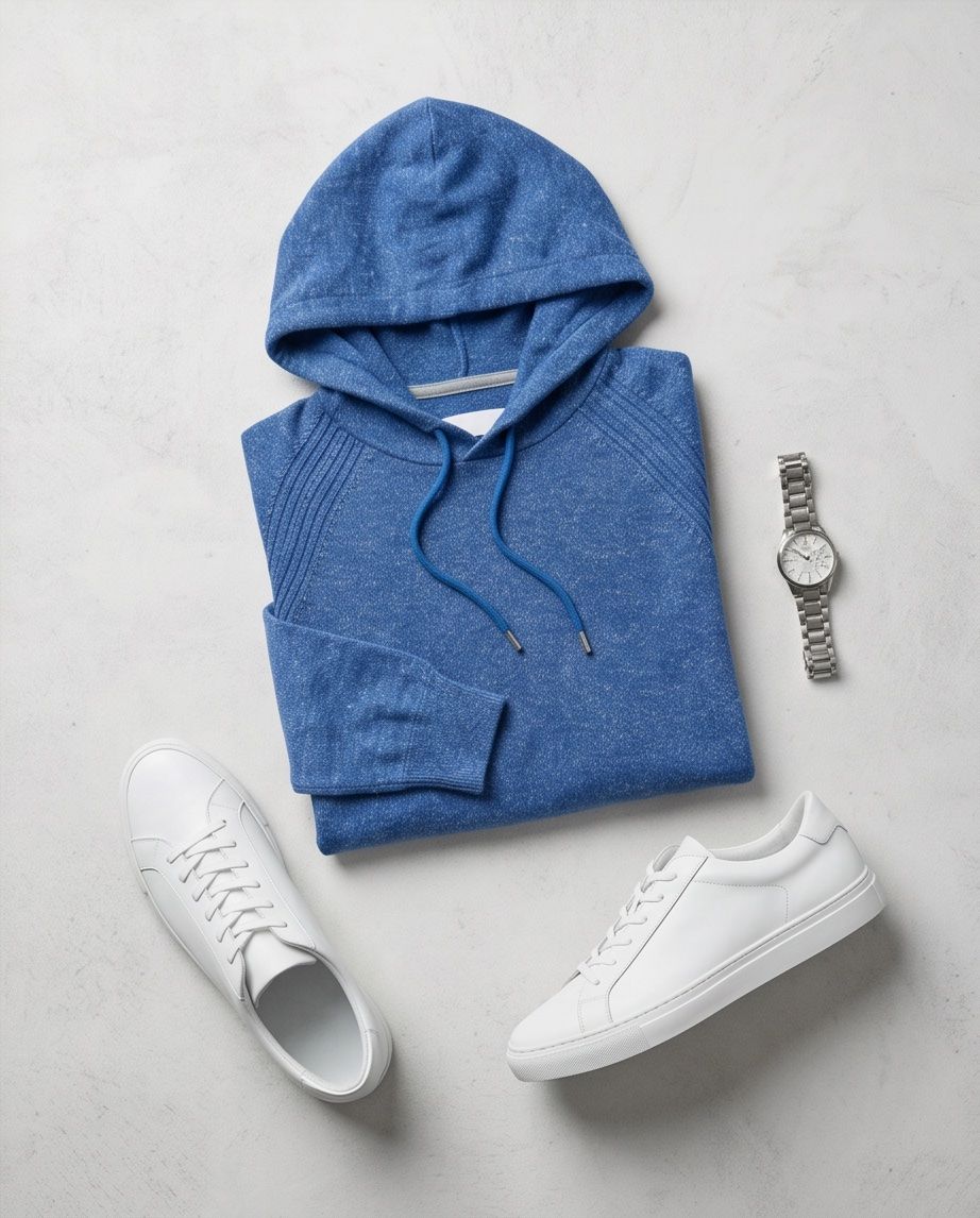 S.Oliver Maglioni & Felpe: S.Oliver pull capuche bleu homme - neuf - XL – Nuovo e nell'imballaggio originale da Vuisternens-Romont venduto da gol_xp6p 1