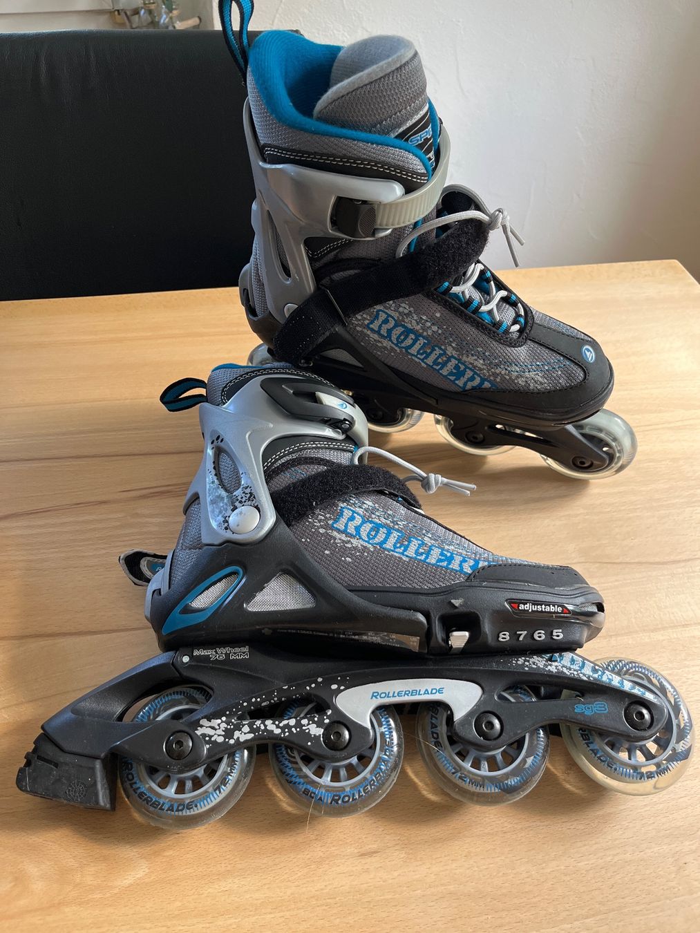 Inline-Skating & Rollschuhe: Rollerblades Max Wheel 76mm, mit Tasche – Gebraucht aus Horgen von Flacito