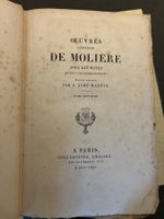 Œuvres completes de Molière tome VII