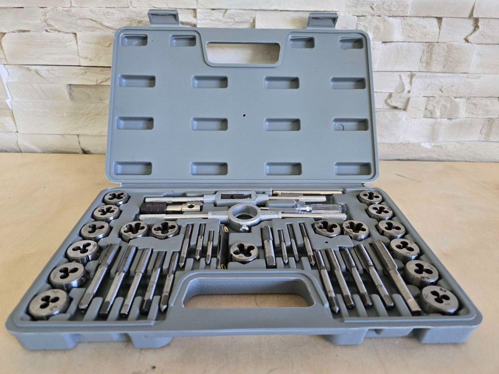 FIVMEN Gewindeschneider Set 40-tlg - M3-M12 Mit Aufbewahrungskoffer