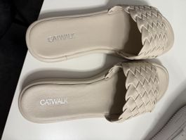 Catwalk Sandalen, Gr. 39, Beige
