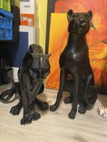 2 schwarze Panther