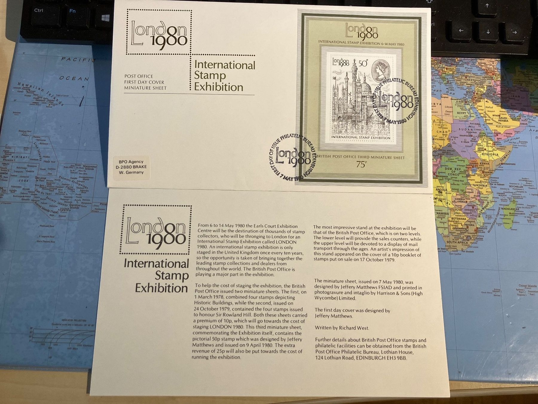 Alle Briefmarken: Luxusbrief London 1980 – Gebraucht aus Cunter von Bicasi58 1