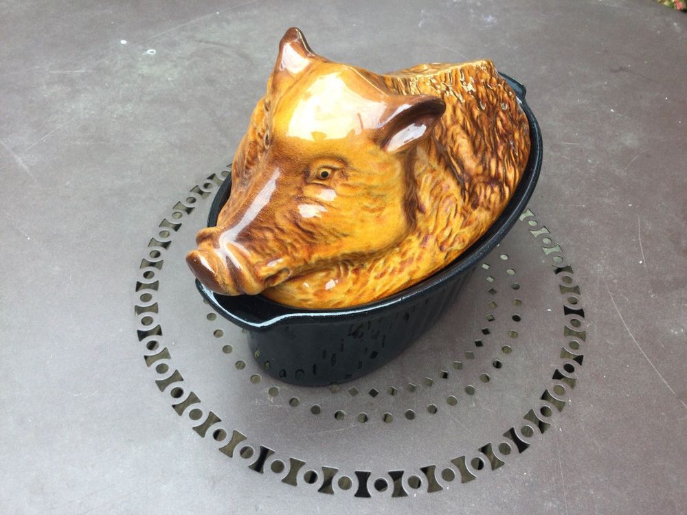 Französische Terrinen- Pastetenform Wildschwein Eber France | Kaufen ...
