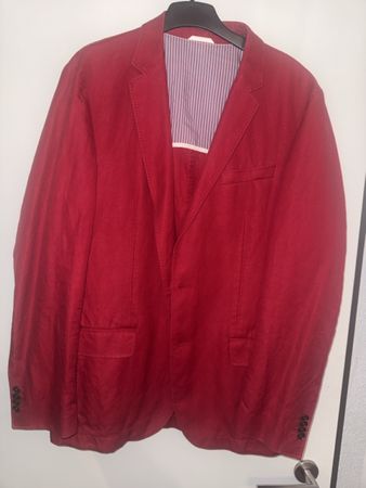 Herren Sakko Blazer BOSS rot Grösse L