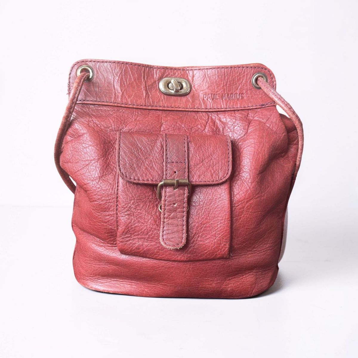 Taschen für Damen: Sac vintage en cuir Paul Marius – Gebraucht aus Vuippens von Anna_as