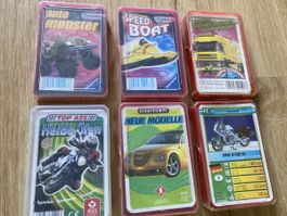 Lot Quartett Sammlung, 6 Stück, komplett!