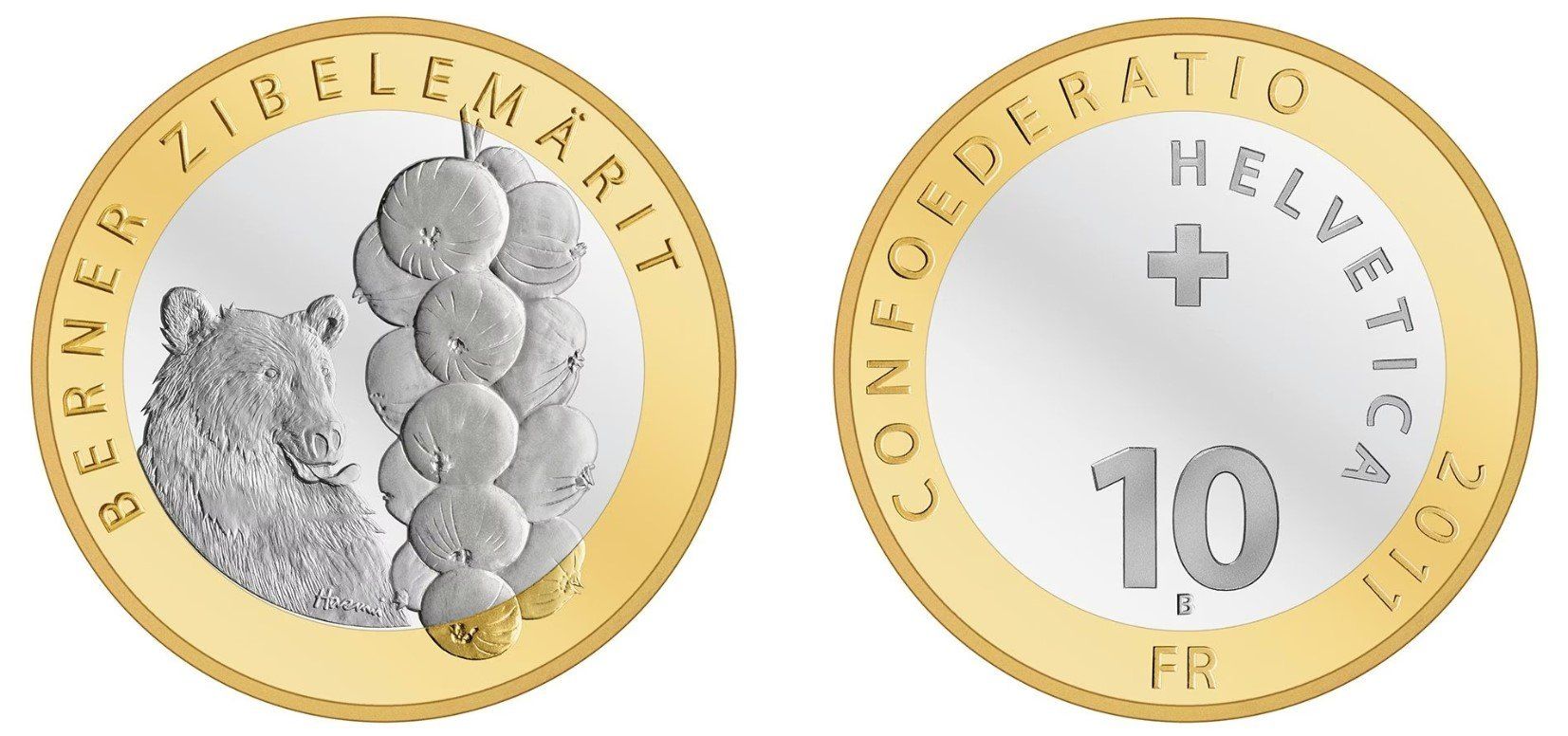 Tutti le monete: 2011. 10 FR. Berner Zibelemärit. – Nuovo (secondo la descrizione) da Solothurn venduto da Numis_4500