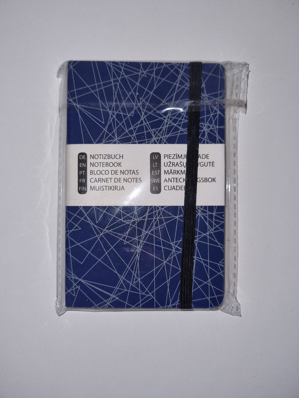 Blocchi: Notizbuch blau mit Gummiband – Nuovo e nell'imballaggio originale da Chur venduto da Beimirhates