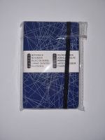 Notizbuch blau mit Gummiband Neu