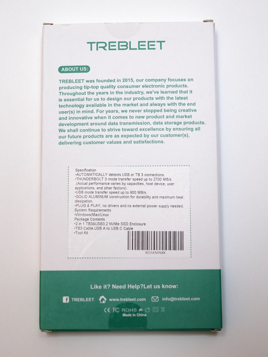 Dischi rigidi: 2 Trebleet Thunderbolt 3 NVMe SSD Gehäuse – Usato da Chur venduto da Gormuur 3