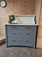 Kommode mit Marmor "Marble Blue"