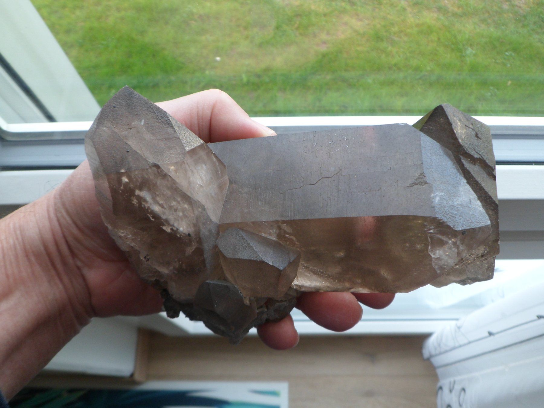 Minerali & Pietre curative: Rauchquarzstufe Schweiz – Usato da Affoltern am Albis venduto da Fossil60 5