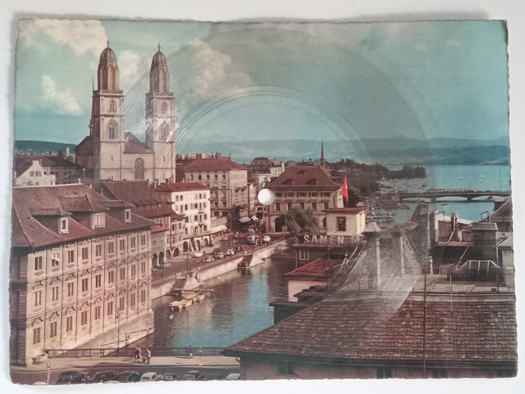 Cartoline postali: Die Tönende Ansichtskarte Phonoscope 45er Single – Usato da Zürich venduto da edi_c2m6