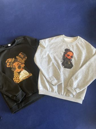 Coole Sweater im 2er-Pack mit Print, Gr. ca. 152