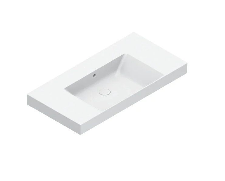 Spülbecken & Waschbecken: Waschtisch ZERO UP 125 x 50 cm – Neu (gemäss Beschreibung) aus Buchs AG von Richner_Outlet 1