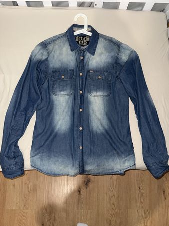 Chemise en jeans fin metro boutique taille L