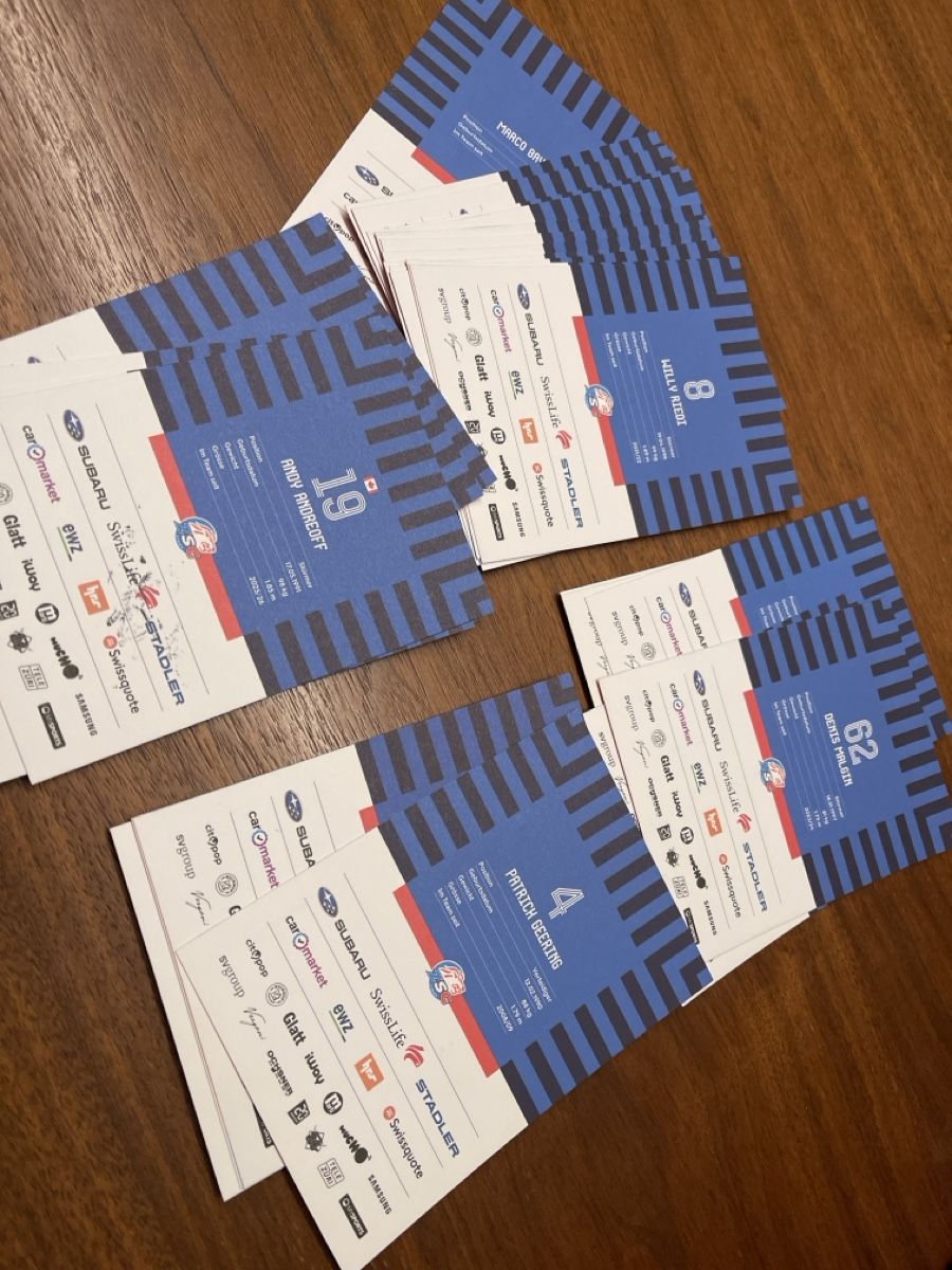 Autografi: ZSC Autogramm Karten Saison 25-26 – Nuovo (secondo la descrizione) da Samstagern venduto da Katinka8 4