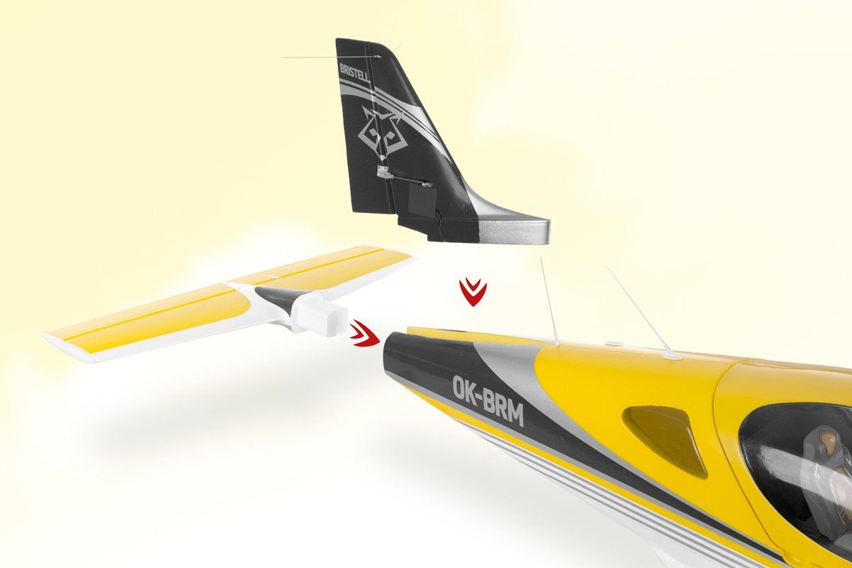 Modellismo RC: KAVAN Bristell B23 1600mm ARF - gelb – Nuovo e nell'imballaggio originale da Balsthal venduto da Jetline 6