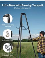Game Hoist, 227 kg Tragkraft, Jagd-Wildhebezeug  Seilwinde