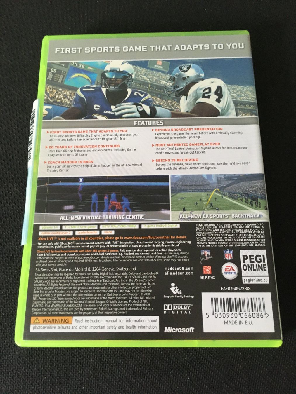 Microsoft Spiele: Madden NFL 09 - Xbox360 – Gebraucht aus St.Gallen von Punktchen01 1