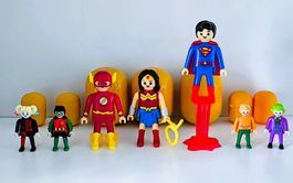 7x Playmobil DC 9,5 cm - 5,5cm Kinder Maxi Überraschungsei