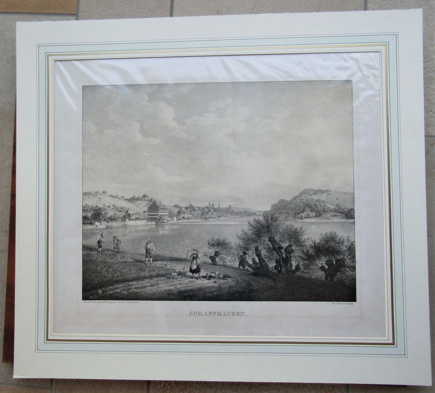 Incisioni: Schaffhausen Litho. von Heinzmann – Usato da Rafz venduto da Helvet32
