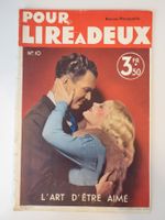 Pour Lire à Deux No 10 - Vintage, Mars 1935, Rare!