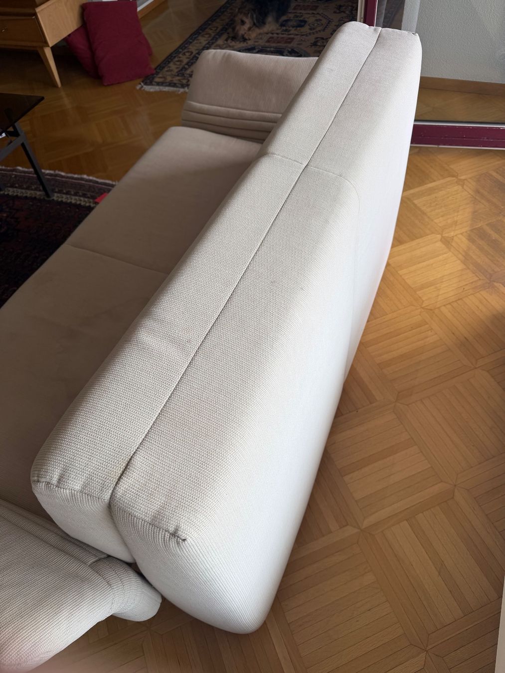 Sofas: Schlafsofa, hellbeige, gebraucht – D'occasion à Emmenbrücke par jma_xkj5 3