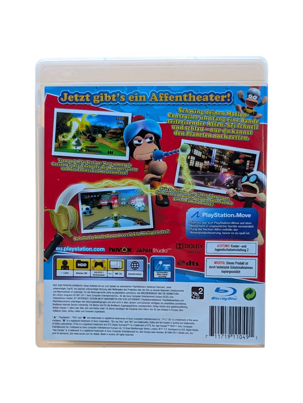 Sony Spiele: Ape Escape  PS3 – Gebraucht aus Domat/Ems von IsseldorsShop 1