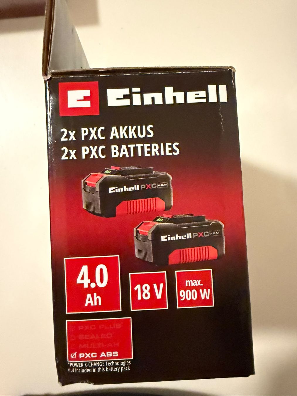 Einhell Akkus & Batterien: Power X-Change batteries 4.0Ah 18V x2 – Neu und originalverpackt aus wattwil von pel_qh26 1
