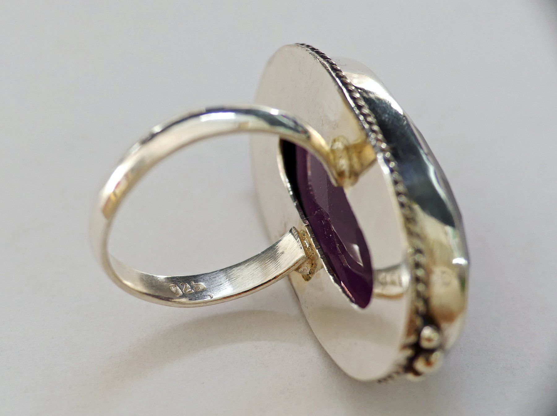 Anelli: Ring Silber  925 mit Amethyst – Nuovo e nell'imballaggio originale da Matten b. Interlaken venduto da kero71 4