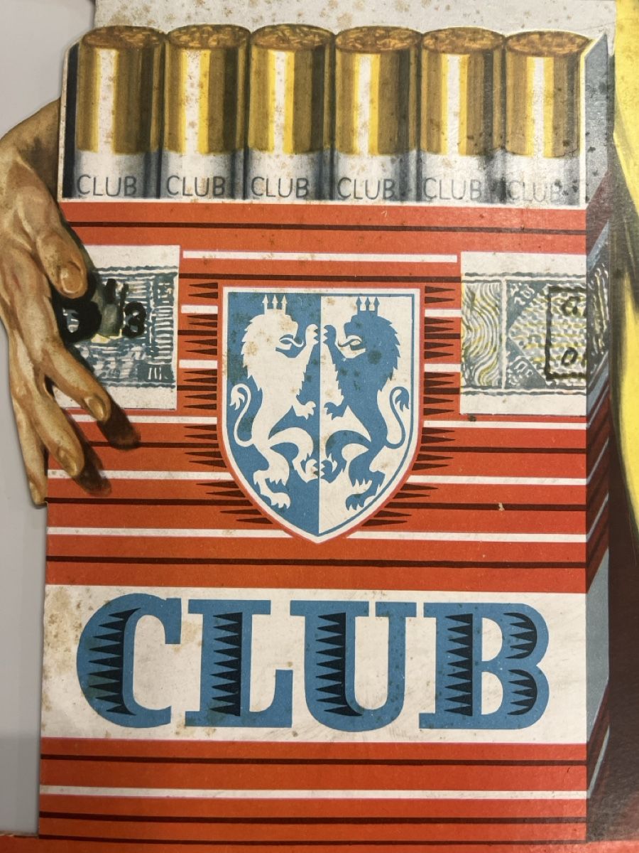 Statuette: Club Zigaretten Aufsteller – Usato da Wollerau venduto da Plakatfreund 2