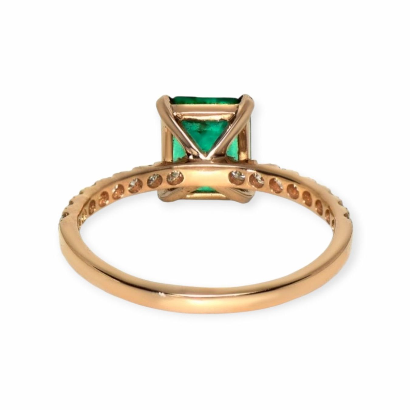 Anelli: Smaragd-Ring 14k Roségold 1,22ct – Nuovo e nell'imballaggio originale da Illnau venduto da Juwelier_Mahler_GmbH 3