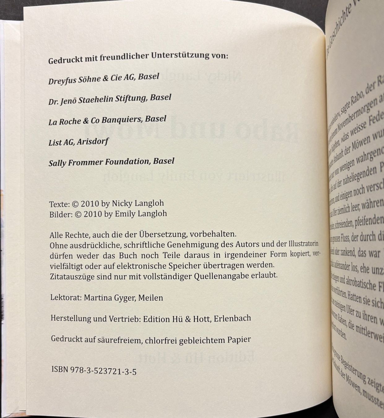 Libri: Langloh Nicky, Rabo und Möwi – Nuovo (secondo la descrizione) da Sarnen venduto da Livres 2