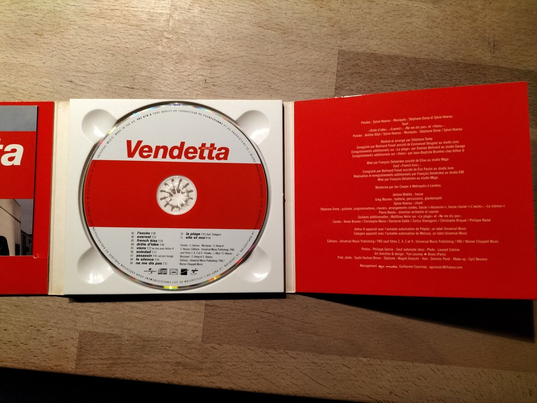 CD: Vendetta – Drôle D'Idée – Usato da Biel / Bienne venduto da Music74 2